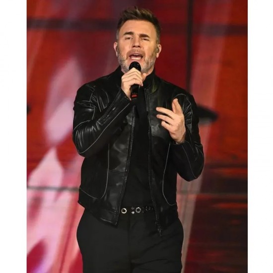 Gary Barlow F1 75 Leather Jacket Gary Barlow F1 75 Leather Jacket
