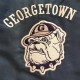 Georgetown Hoyas University 90s Navy Satin Jacket