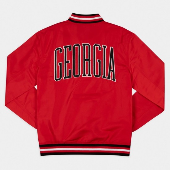 Georgia Bulldogs Arched Red Bomber Jacket