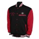 Georgia Bulldogs Fleece Red and Black Varsity Jacket