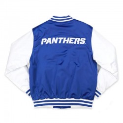 Georgia State University Royal and White Baseball Jacket Georgia State University Royal and White Baseball Jacket