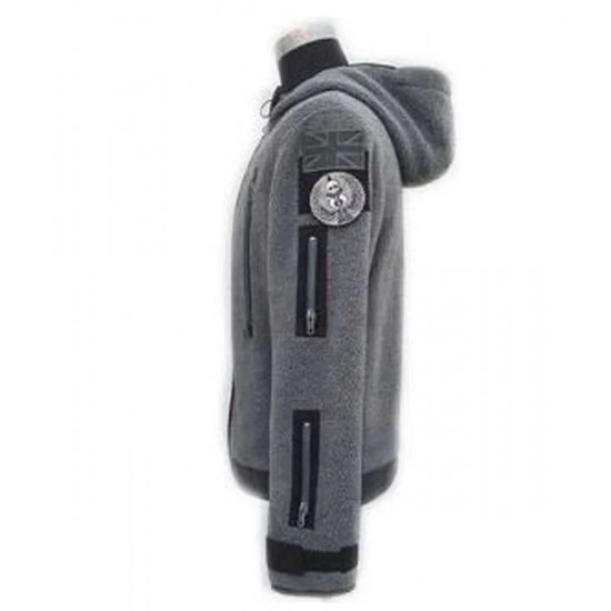 Ghost Call of Duty Sherpa Grey Hoodie Ghost Call of Duty Sherpa Grey Hoodie