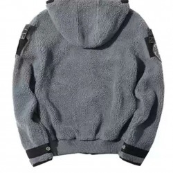 Ghost Call of Duty Sherpa Grey Hoodie Ghost Call of Duty Sherpa Grey Hoodie