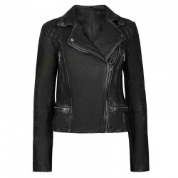 Ginny & Georgia S03 Brianne Howey Black Leather Jacket