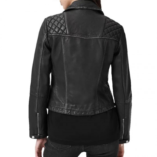 Ginny & Georgia S03 Brianne Howey Black Leather Jacket