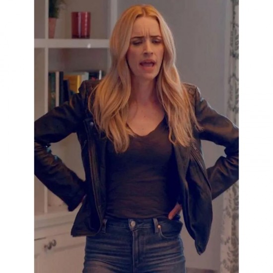 Ginny & Georgia S03 Brianne Howey Black Leather Jacket