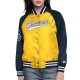 Gold/Navy Milwaukee Brewers Home Run Varsity Satin Jacket Gold/Navy Milwaukee Brewers Home Run Varsity Satin Jacket