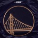 Golden State Warriors 2024/25 City Edition Chenille Navy Satin Jacket Golden State Warriors 2024/25 City Edition Chenille Navy Satin Jacket