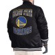 Golden State Warriors Adaptive Bold Logo Varsity Satin Jacket Golden State Warriors Adaptive Bold Logo Varsity Satin Jacket