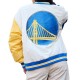 Golden State Warriors Color Block Bomber Full-Snap Jacket Golden State Warriors Color Block Bomber Full-Snap Jacket