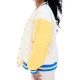 Golden State Warriors Color Block Bomber Full-Snap Jacket Golden State Warriors Color Block Bomber Full-Snap Jacket