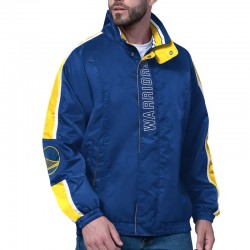 Golden State Warriors Freestyle Royal Lightweight Full-Zip Jacket