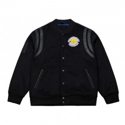 Golden State Warriors Nights Walk The Tunnel Black Varsity Jacket
