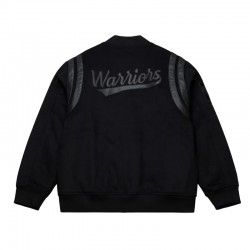 Golden State Warriors Nights Walk The Tunnel Black Varsity Jacket