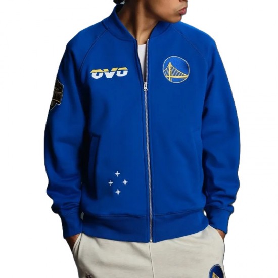 Golden State Warriors Royal Fleece Jacket – Owl Edition