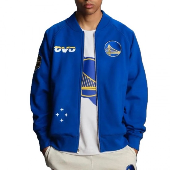 Golden State Warriors Royal Fleece Jacket – Owl Edition