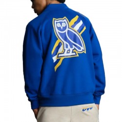 Golden State Warriors Royal Fleece Jacket – Owl Edition 