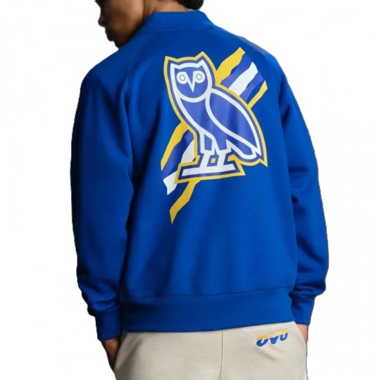 Golden State Warriors Royal Fleece Jacket – Owl Edition