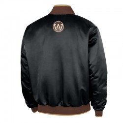 Golden State Warriors Remix Courtside Black Bomber Jacket