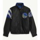 Golden State Warriors Retro Full Zip Leather Jacket Golden State Warriors Retro Full Zip Leather Jacket