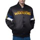 Golden State Warriors Triple Option Varsity Satin Jacket