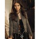 Gossip Girl Michelle Trachtenberg Gray Leather Jacket Gossip Girl Michelle Trachtenberg Gray Leather Jacket