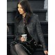 Gossip Girl Michelle Trachtenberg Gray Leather Jacket Gossip Girl Michelle Trachtenberg Gray Leather Jacket