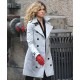 Gotham Season 2 Erin Richards Double Breasted Coat Gotham Season 2 Erin Richards Double Breasted Coat
