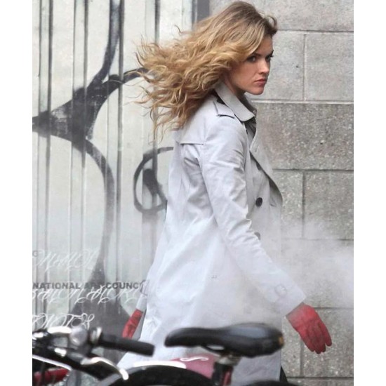 Gotham Season 2 Erin Richards Double Breasted Coat Gotham Season 2 Erin Richards Double Breasted Coat