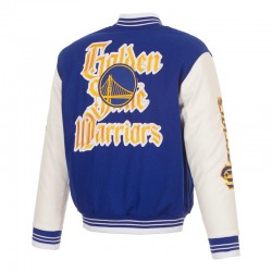Gothic Golden State Warriors Varsity Jacket Gothic Golden State Warriors Varsity Jacket