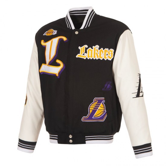 Gothic LA Lakers Varsity Jacket Gothic LA Lakers Varsity Jacket