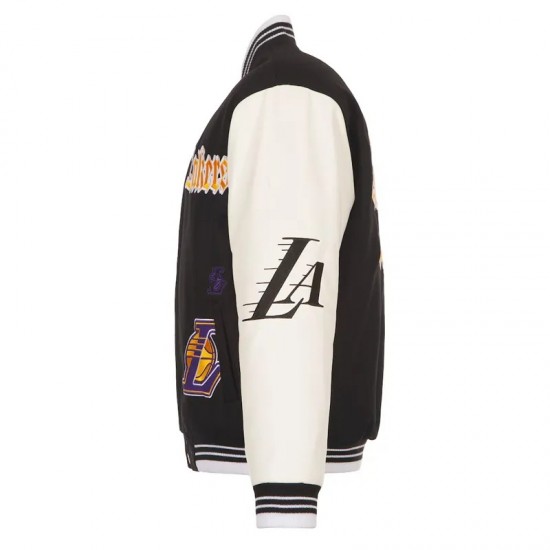 Gothic LA Lakers Varsity Jacket Gothic LA Lakers Varsity Jacket