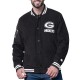 Green Bay Packers Blackout Corduroy Varsity Jacket