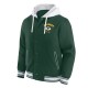 Green Bay Packers Green Cotton Hooded Jacket Green Bay Packers Green Cotton Hooded Jacket