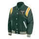 Green Bay Packers Lightweight Green Varsity Satin Jacket