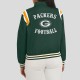 Green Bay Packers Lightweight Green Varsity Satin Jacket