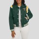 Green Bay Packers Lightweight Green Varsity Satin Jacket