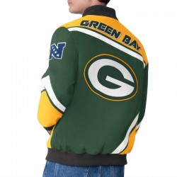 Green Bay Packers Maximum Racing Green Jacket Green Bay Packers Maximum Racing Green Jacket