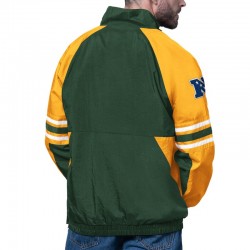 Green Bay Packers Prospect Green Half-Zip Pullover Jacket