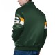 Green Bay Packers Triple Option Varsity Satin Jacket