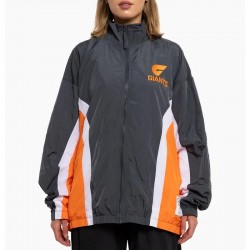 GWS Giants Charcoal Retro Track Jacket