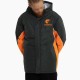 GWS Giants Stadium Black and Orange Hooded Jacket GWS Giants Stadium Black and Orange Hooded Jacket