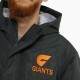 GWS Giants Stadium Black and Orange Hooded Jacket GWS Giants Stadium Black and Orange Hooded Jacket