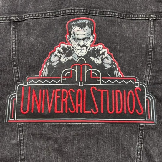 Halloween Horror Nights Monsters Frankenstein Denim Jacket