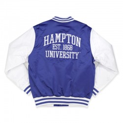 Hampton University Blue and White Jacket