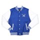 Hampton University Royal and White Baseball Jacket Hampton University Royal and White Baseball Jacket