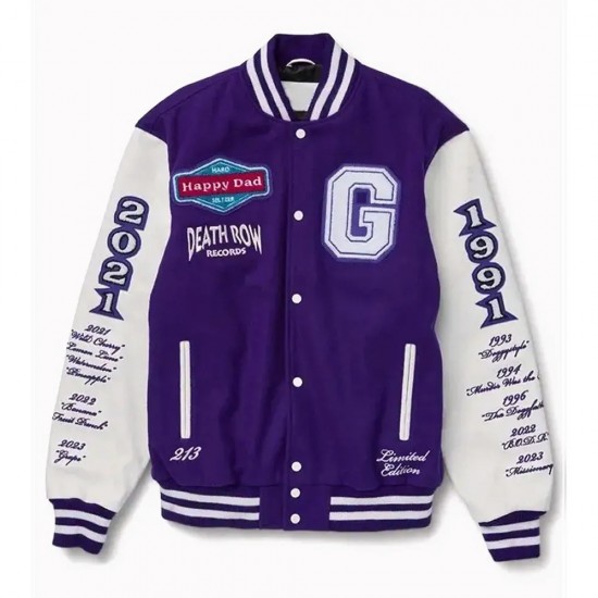 Happy Dad Death Row Varsity Jacket Happy Dad Death Row Varsity Jacket