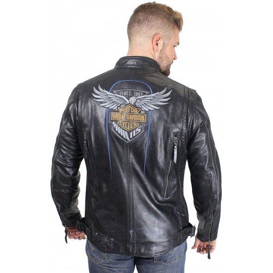 Men's Harley Davidson Anniversary Limited Edition Leather Jacket