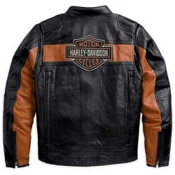 Harley Davidson Distressed Biker Leather Jacket Harley Davidson Distressed Biker Leather Jacket
