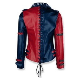 Harley Quinn Suicide Squad Studded Leather Jacket
